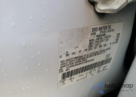 2013 Ford Explorer z USA, uszkodzony, nr VIN 1FM5K8B86DGB90302